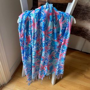 Lilly Pulitzer Silk & Cashmere Scarf